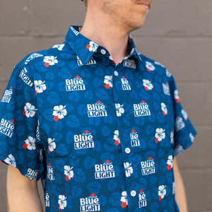 Labatt Blue Light Men's Hawaiian Shirt